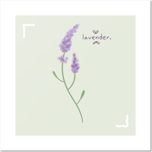 lavender. Wall Art by Introverted_Sawfish